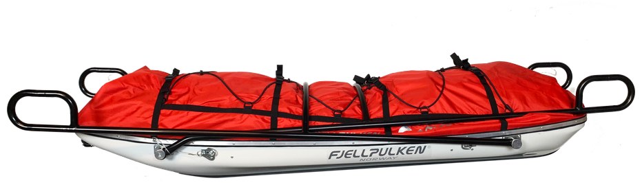 Fjellpulken Skipatrol 200 redningspulk med tomannsdrag
