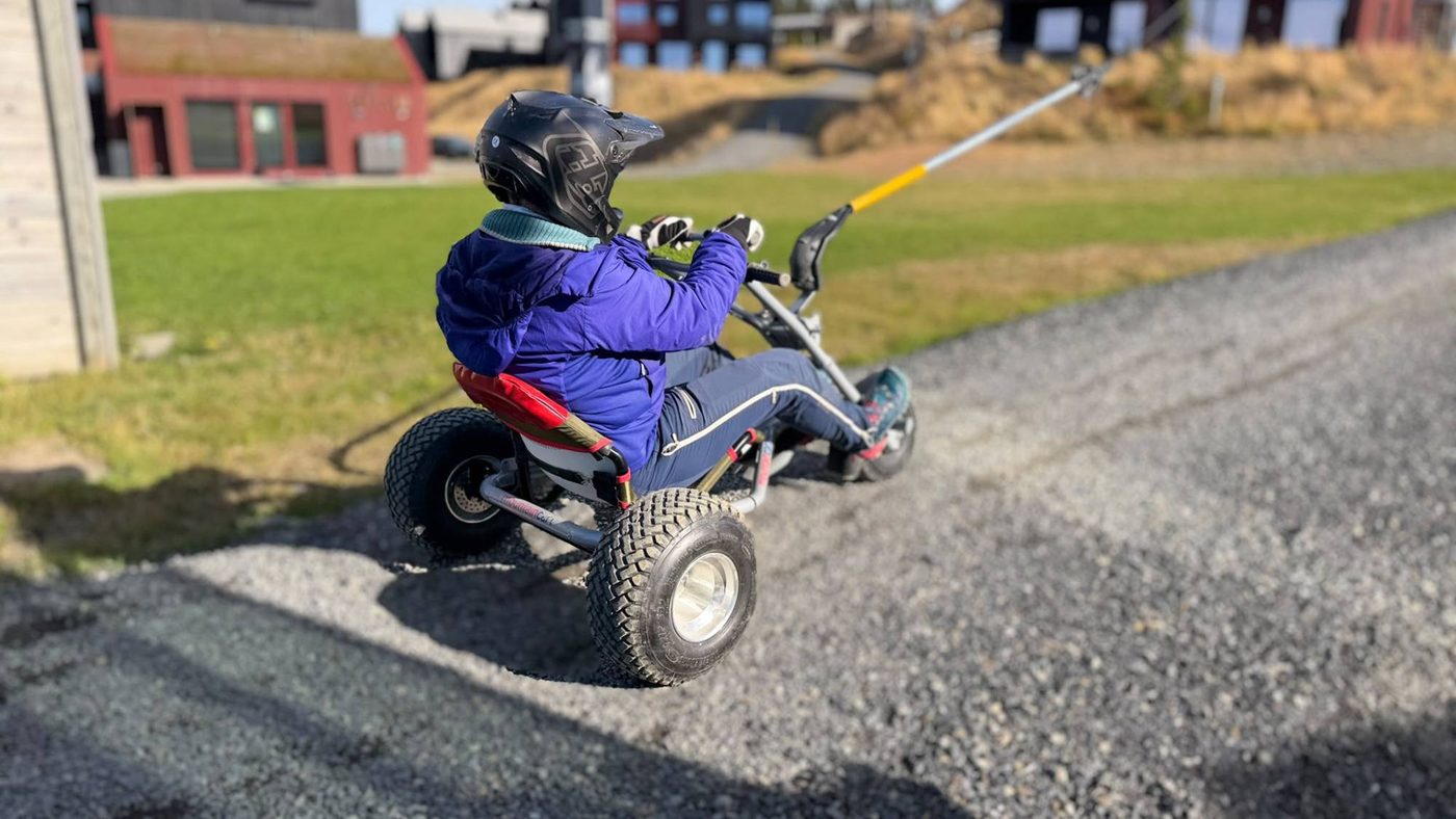 Fører blir trukket opp bakken med EasyLoop